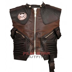 The Avengers Hawkeye Jeremy Renner Leather Vest